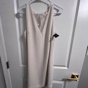 H&M White Slip Dress with Lace Detail never worn